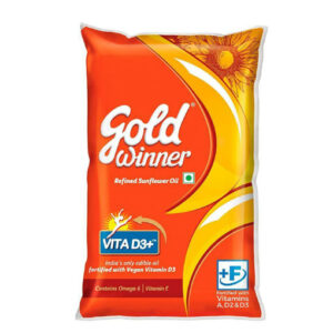 Gold Winner Refind Sunflower Oil சூரியகாந்தி எண்ணெய் 1Liter