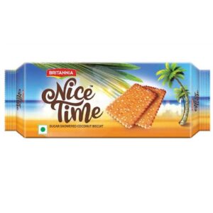 Britannia Nice Time Suger Showered Coconut Biscuit 143g