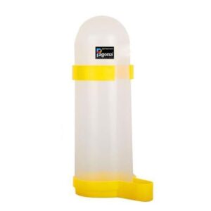 Touch of life Hard Plastic Bird Water and Food Feeder 400ml