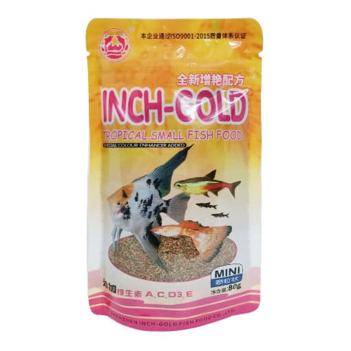 Inch Gold Tropical Small Fish Food 80g –